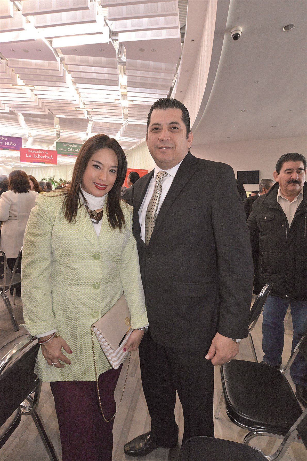 ASISTEN. Edith Hernández y Genaro Treviño.