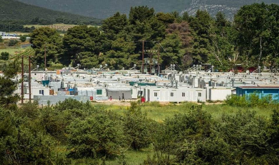 Vista del campo de refugiados de Ritsona, a las afueras de Atenas. ANGEL LOPEZ SOTO