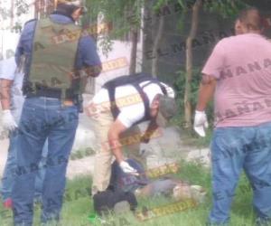 Hallan muerto con narcomensaje en Las Delicias, en Reynosa