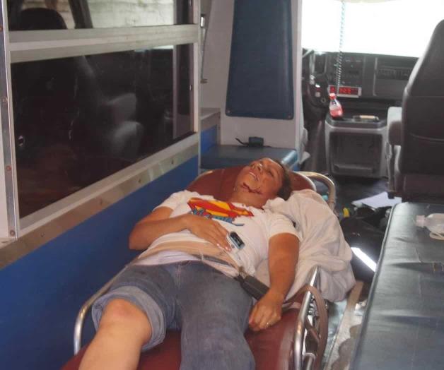 Sufre grave accidente en zona rural Sufre grave accidente en zona rural