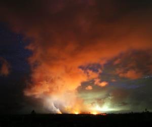 La erupción del volcán Kilauea de Hawái el 17-05-2018