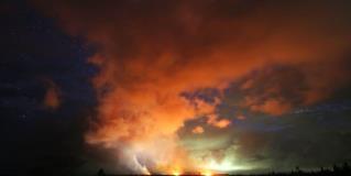 La erupción del volcán Kilauea de Hawái el 17-05-2018