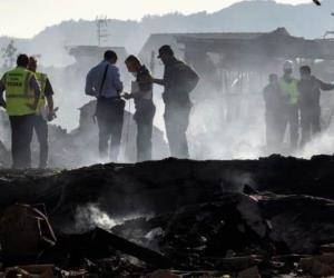 Explosión en un almacén de pirotecnia en Tui, en imágenes 