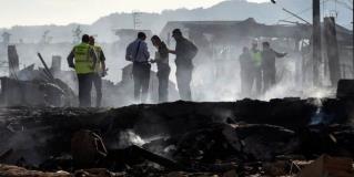 Explosión en un almacén de pirotecnia en Tui, en imágenes 