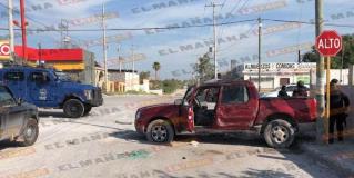 Aseguran camioneta con cartuchos y ponchallantas en colonia Rancho Grande