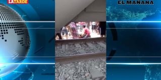 Embiste tren a camioneta; una mujer resulta lesionada