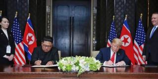 La famosa reunión de Donald Trump y Kim Jong-un