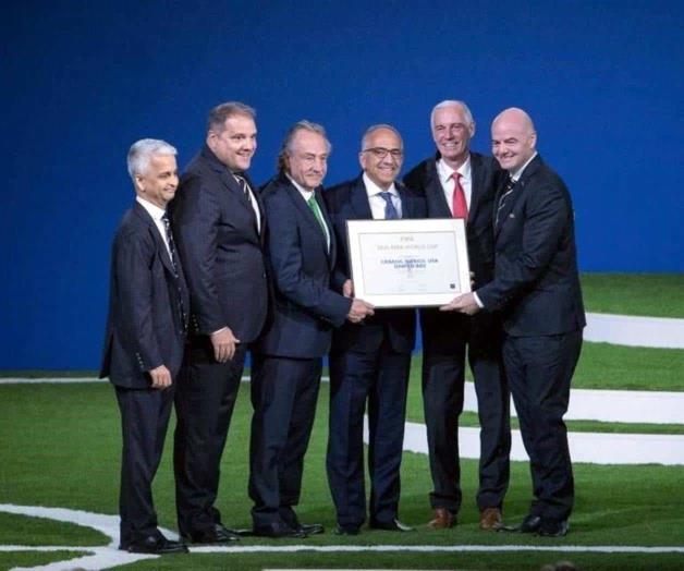 Organizarán México, EU y Canadá la Copa del Mundo en 2026 Organizarán México, EU y Canadá la Copa del Mundo en 2026