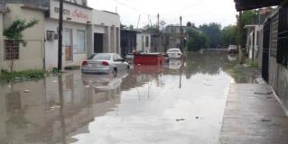 Provocan lluvias caos vial e inundaciones en Matamoros