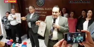 Prueban marcadores y tinta indeleble para jornada electoral del 1° de Julio