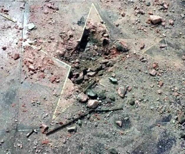Destrozan estrella de Donald Trump en Hollywood Destrozan estrella de Donald Trump en Hollywood