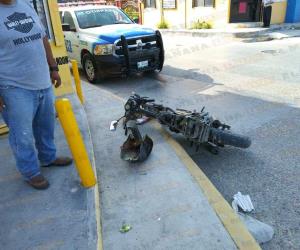 REYNOSA: SE IMPACTA MOTOCICLETA VS AUTO