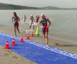 Logra M&eacute;xico el 1-2 en triatl&oacute;n femenil de Barranquilla 2018