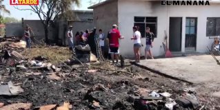 6 casas afectadas tras incendio