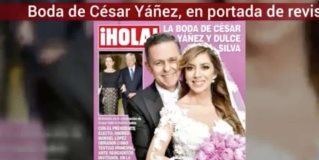 Boda de César Yáñez y Dulce Silva, portada de prensa fifí