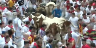 Sanfermines: más estadounidenses que navarros