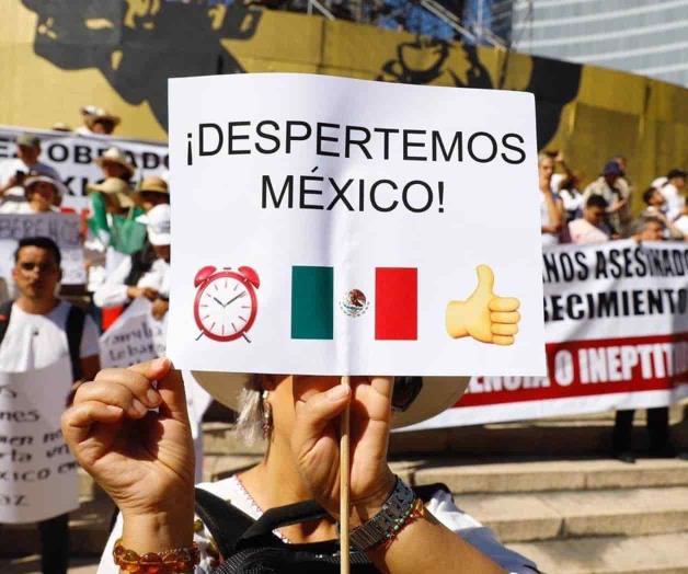 Marchas a favor y contra AMLO Marchas a favor y contra AMLO