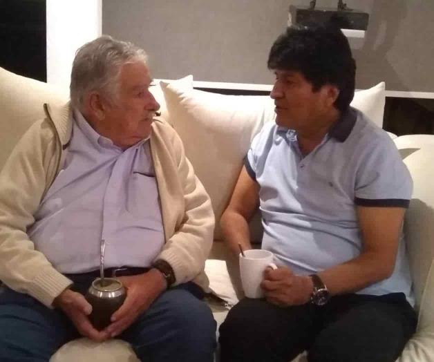 José Mujica se reúne en México con Evo Morales José Mujica se reúne en México con Evo Morales