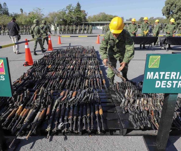 Llama a combatir tráfico de armas Llama a combatir tráfico de armas