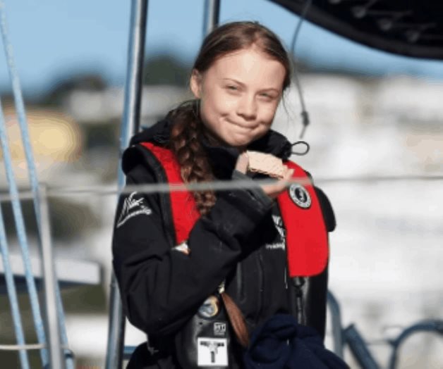 Greta Thunberg llega a Europa por mar para acudir a la COP25 Greta Thunberg llega a Europa por mar para acudir a la COP25