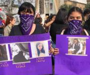 Inicio de la marcha feminista en Reynosa