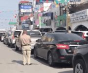 Largas filas en cruce fronterizo de Nuevo Progreso