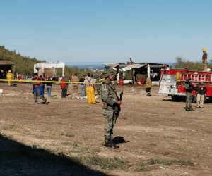 Explota tianguis de pirotecnia en Victoria