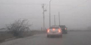 Advierten por neblina