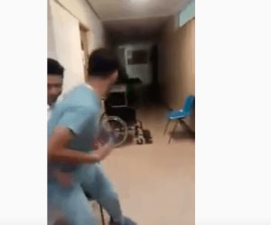 Captan supuesto fantasma en IMSS Acayucan, Veracruz