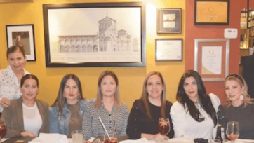 Comparten grata cena