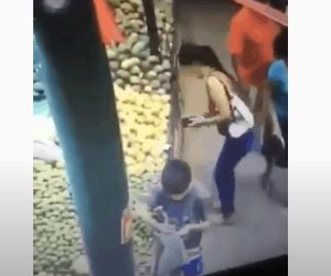 Mujer aprovecha descuido de niño y le roba billete con el que iba a comprar verduras.