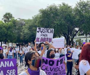 Claman justicia por Karem en Matamoros