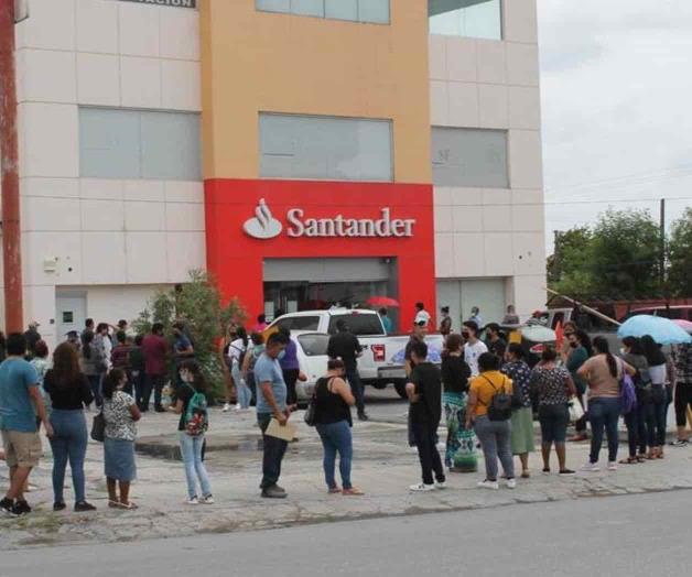 Desafían los bancos protocolos sanitarios Desafían los bancos protocolos sanitarios