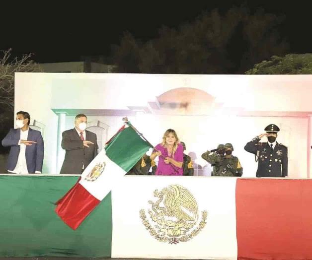 Encabeza Maki Ortiz ceremonia de Independencia Encabeza Maki Ortiz ceremonia de Independencia
