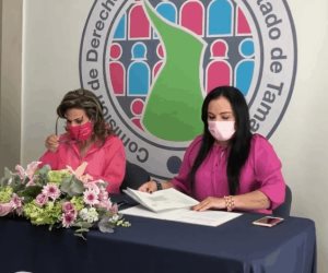 Firman convenio de colaboración entre las asociaciones y Codhet