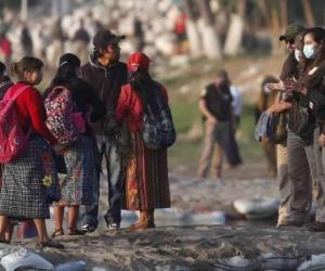 El cierre de la frontera sur de México, en imágenes