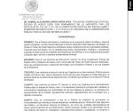 Publica Samuel en POE que Palacio es recinto oficial