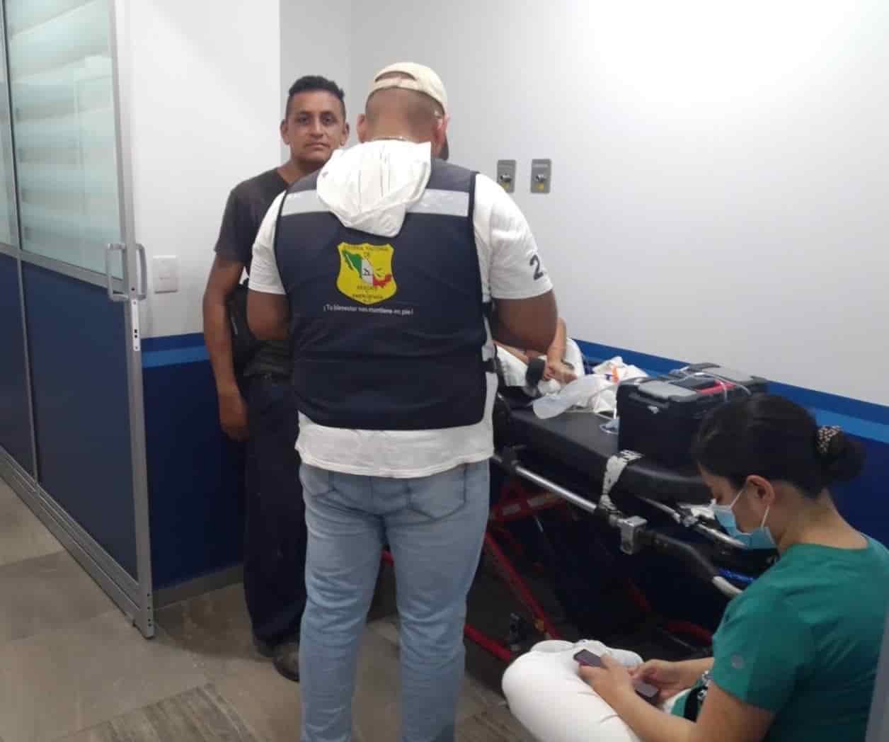 Cae bebé de escaleras desde un segundo piso en Tampico