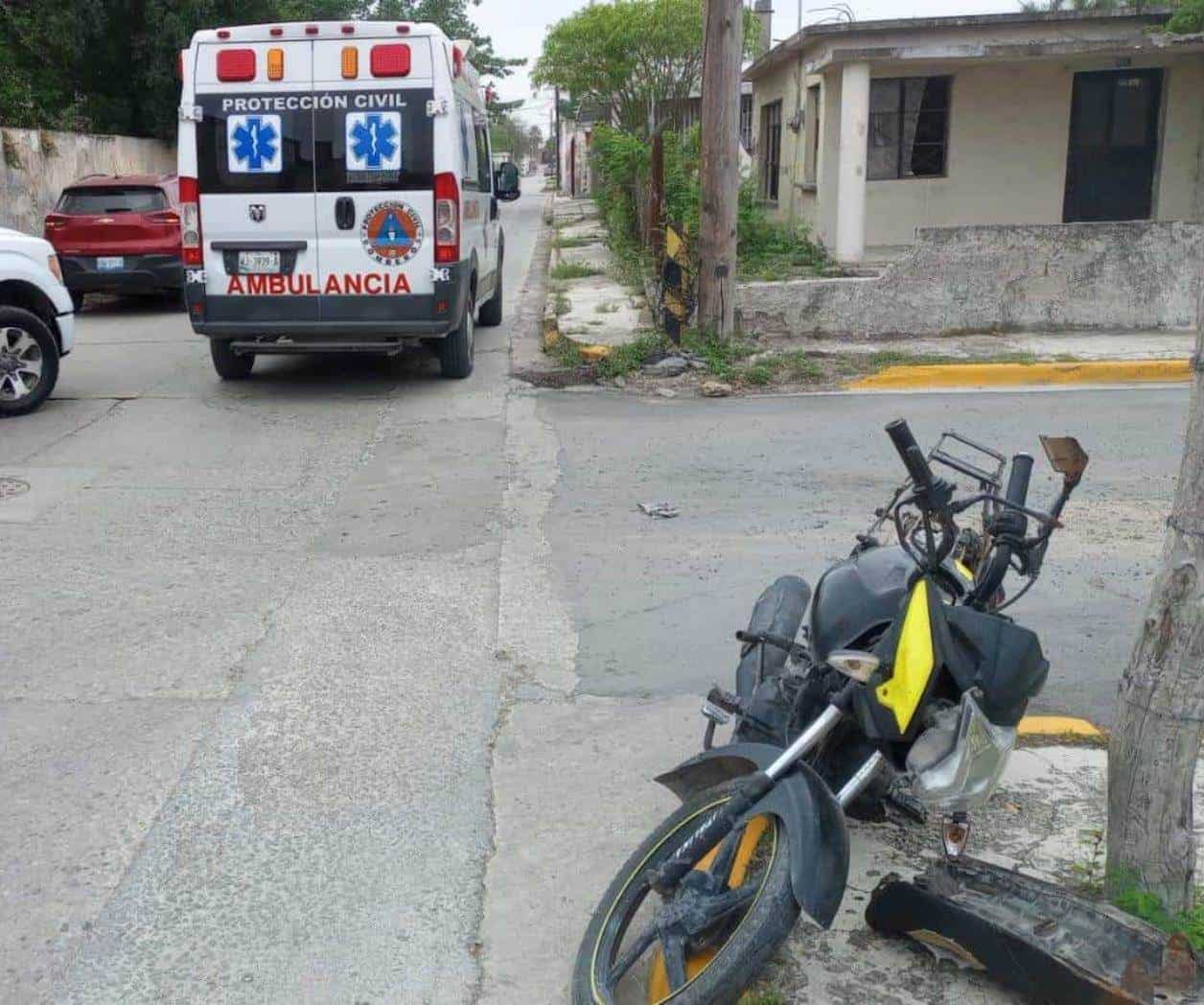 Reportan graves a 2 motociclistas en San Fernando