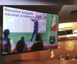 Desmienten a Luisa Alcalde... con video de mañanera de AMLO