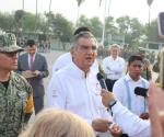 Anuncia gobernador censo casa por casa de familias damnificadas