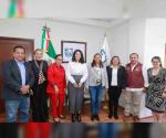 Evelyn Parra y Bertha Alcalde coordinan estrategia de seguridad