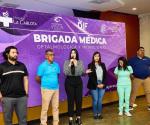 Activa alcaldesa brigada médica