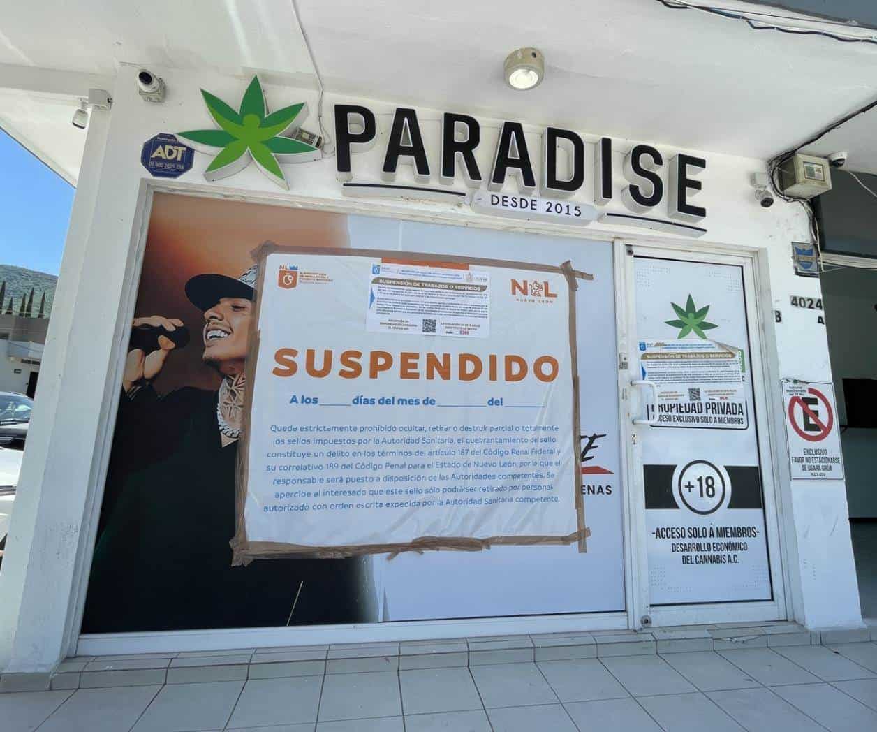 Informe sobre la suspensión de tiendas Paradise