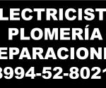 ELECTRICISTA, PLOMERIA, REPARACIONES, 