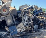 FGR destruye 32 vehículos monstruo en Tamaulipas