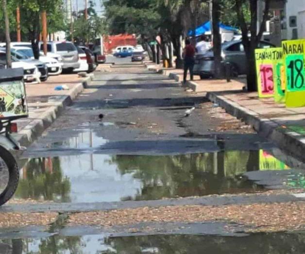Requiere calle Oaxaca otra repavimentación