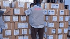 En Reynosa llegan las boletas al INE para la jornada de Renovación del Poder Judicial.">