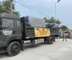 Inicia entrega de apoyo para los damnificados