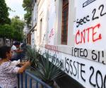 Maestros de CNTE realizarán bloqueo en Afore, SAT, SHCP y BMV